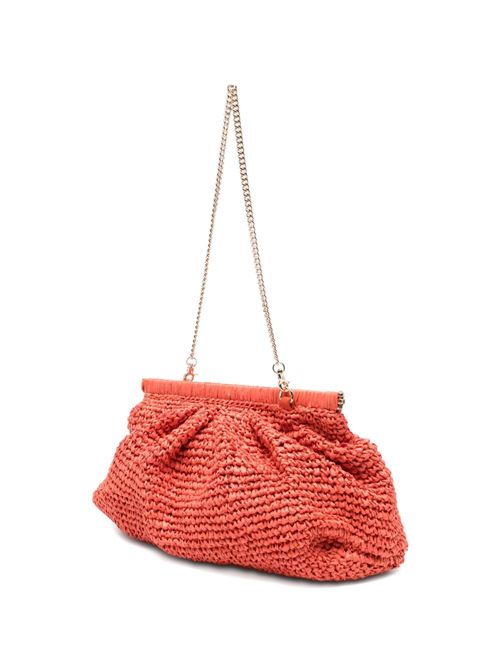Borsa donna Emme Marella pochette in rafia arancio EMME Marella | PAPRICA004